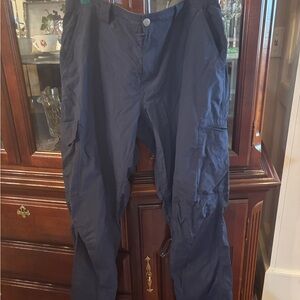 Columbia Men's Water-Repellant Dark Navy Cargo Pants